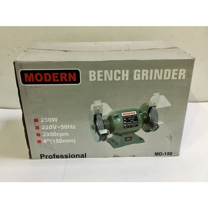 MODERN MESIN GERINDA DUDUK 6" BENCH GRINDER 6 INCH MD-150 MD 150