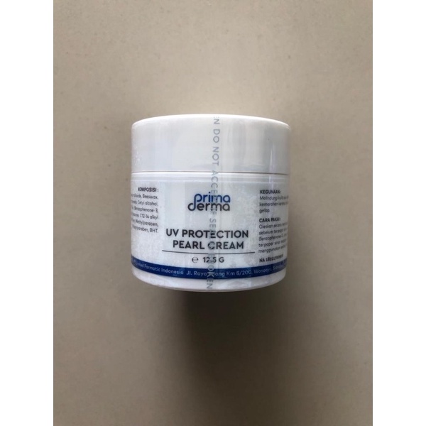 Primaderma uv protection pearl cream - sunblock sunscreen dengan foundation