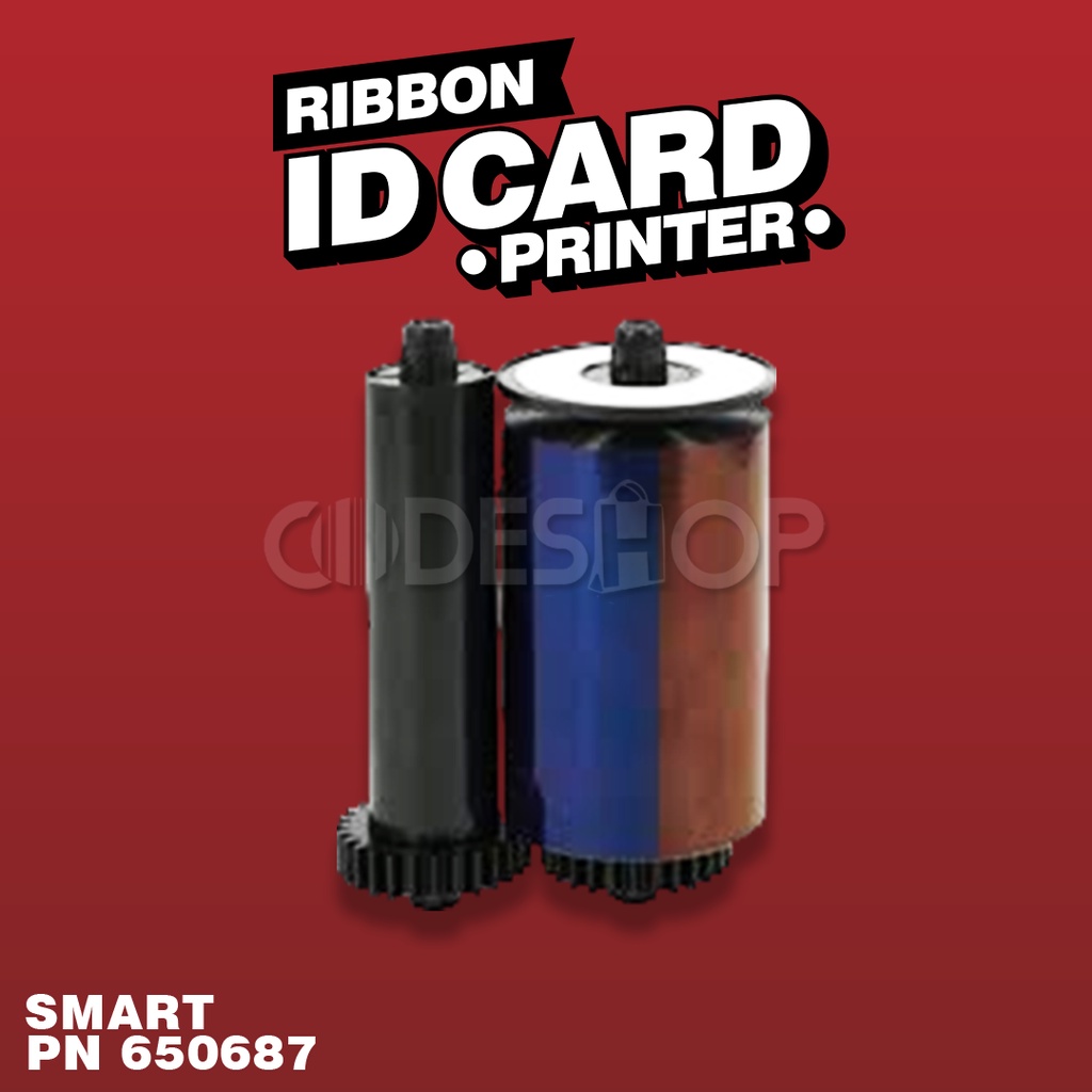 Ribbon Warna Printer ID Card SMART-51S YMCKO PN: 650687