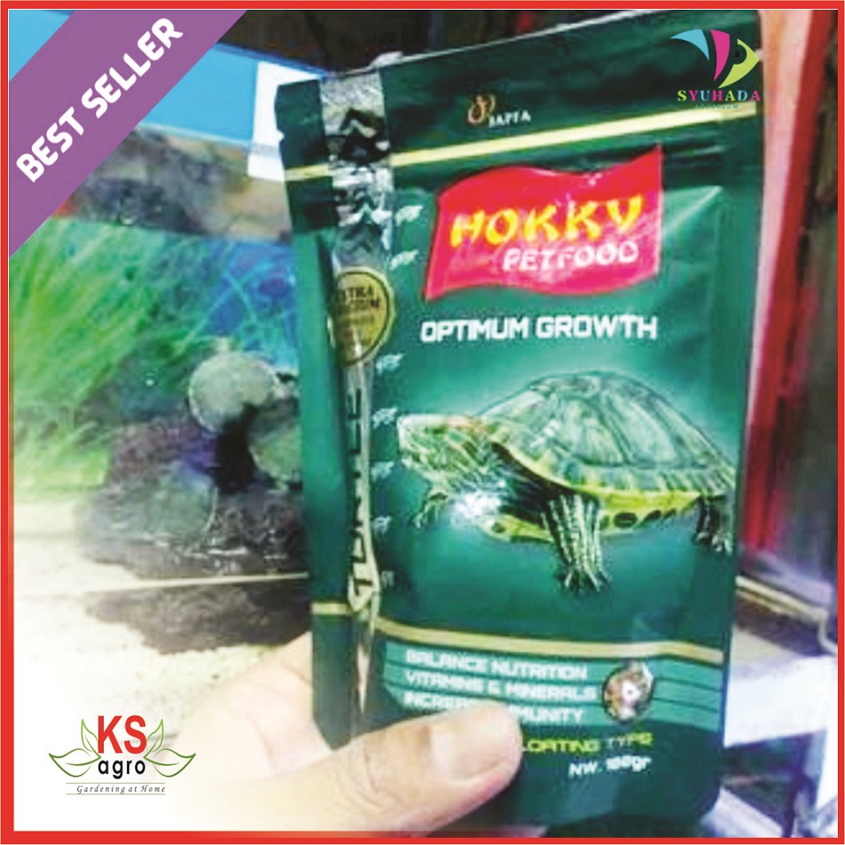 Pelet Kura Brazil Hokky Turtle Food Stick 100gr Optimum Growth / Makanan Kura High Calcium