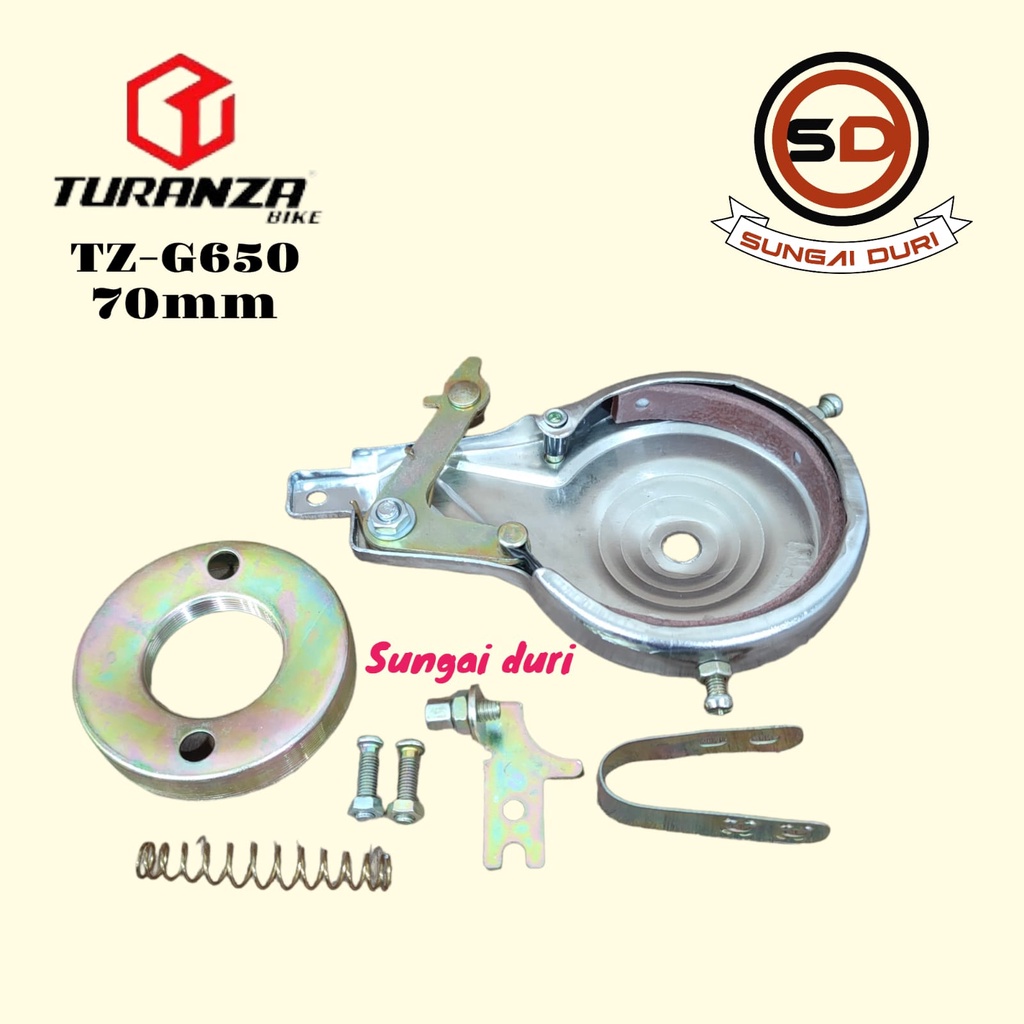 rem sepeda tromol truanza 70mm tz G650