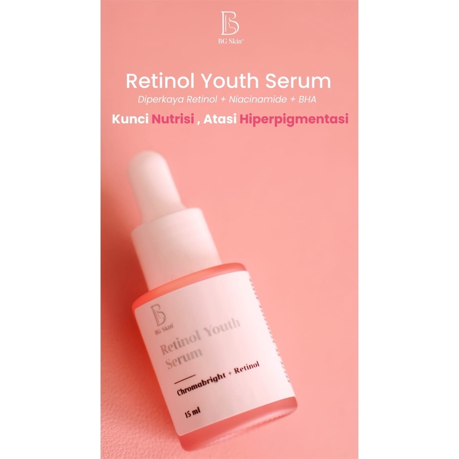 SERUM RETINOL 15ML BG SKIN BEAUTY GLOW ( SERUM FLEK/ ANTI AGING) BG SKIN BEAUTY GLOW / BG SKIN SERUM