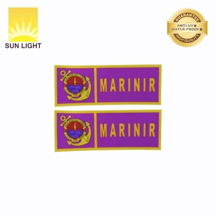 STIKER SIGN PLAT MARINIR TNI AL