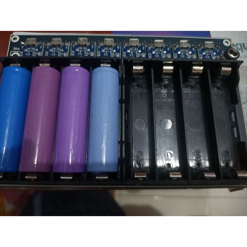charger baterai 18650 8slot