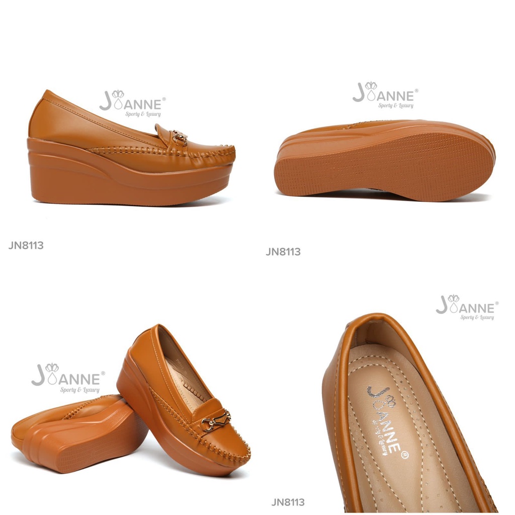 JOANNE High Wedges Loafers Shoes #JN8113