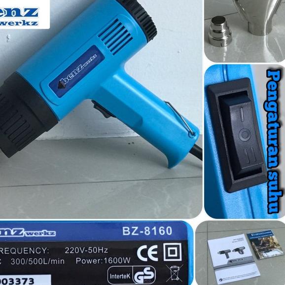 Benz Mesin Hot Gun Heat Gun Mesin Pemanas Blower Benz Werkz