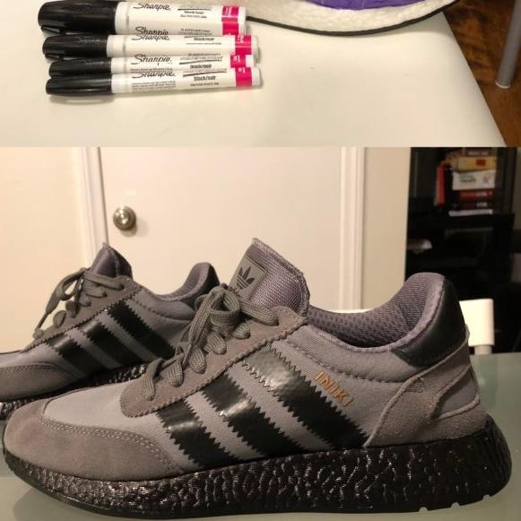 

Sharpie White BLACK OIL Based REPAINT BOOST nmd ultraboost yeezy ORI - Sharpie Only