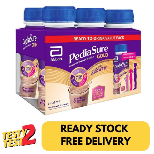 

PediaSure Gold Ready to Drink Premium Chocolate Flavour 6 x 237ml