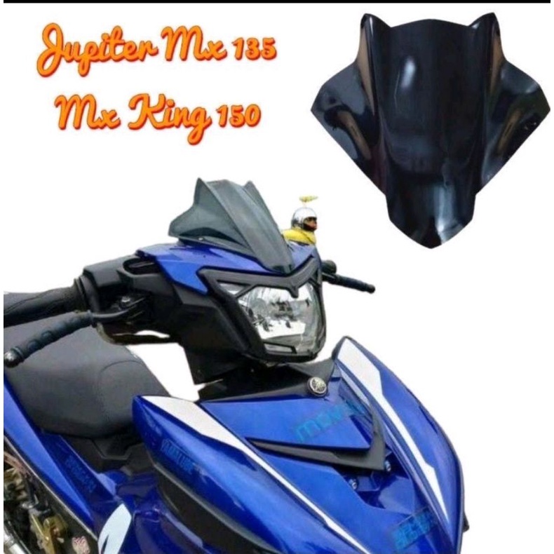 visor MX, visor Mio, Visor jupiter Z, Visor vega, visor bebek  universal hitam anti pecah