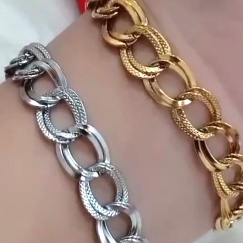 gelang lapis emas titanium perhiasan korea import