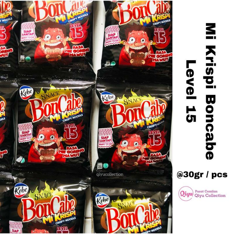 [Renceng] Mi Krispi Boncabe Level 15 - Mie Kremes - Snack Viral - Cemilan Pedas