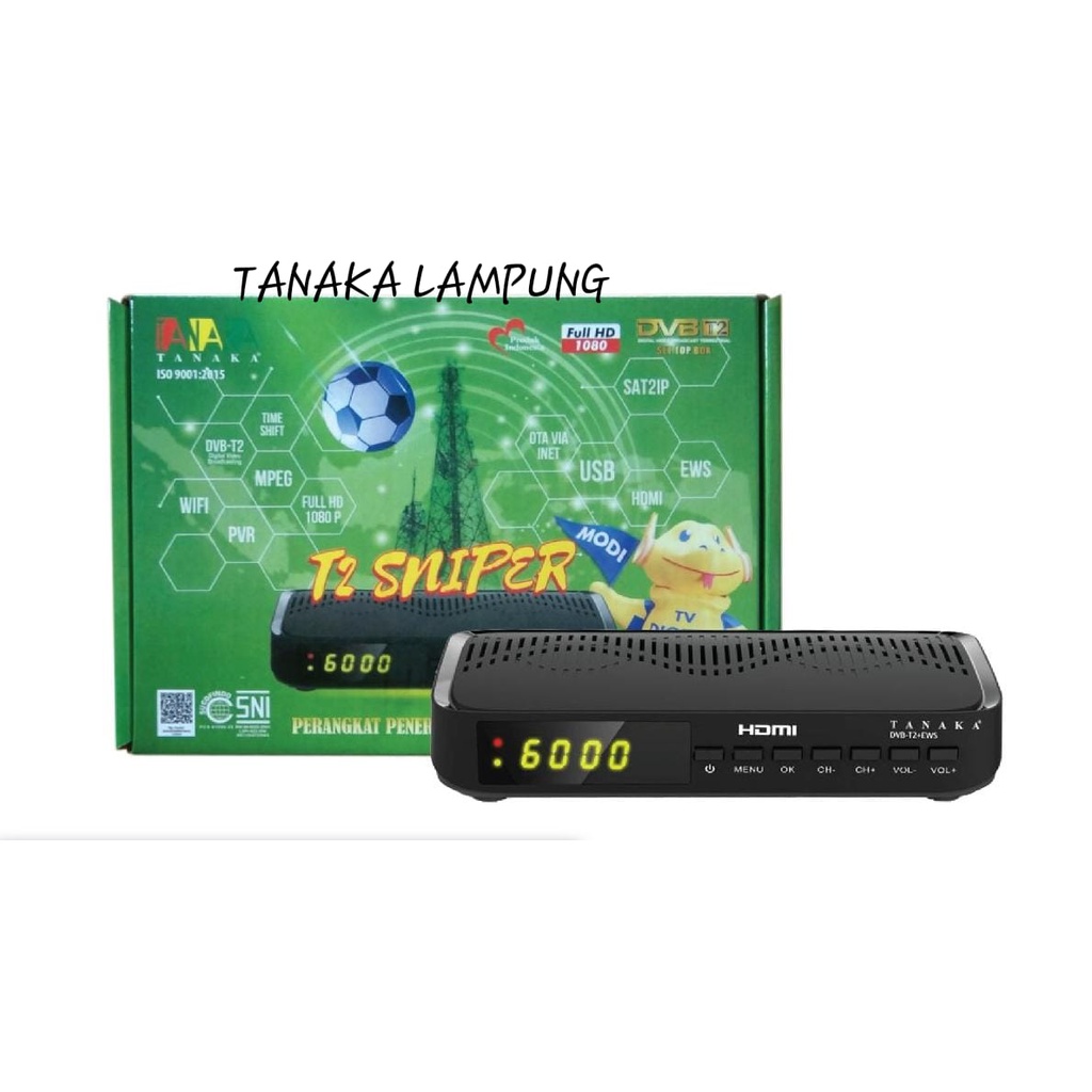 STB Digital DVB T2 Merek Tanaka Type T2 Sniper
