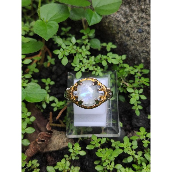 Cincin Wanita Batu Permata ASLI KECUBUNG ES PELANGI