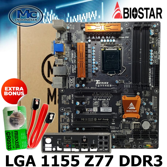 Mainboard MOBO intel LGA 1155 Z77 ATX DDR3