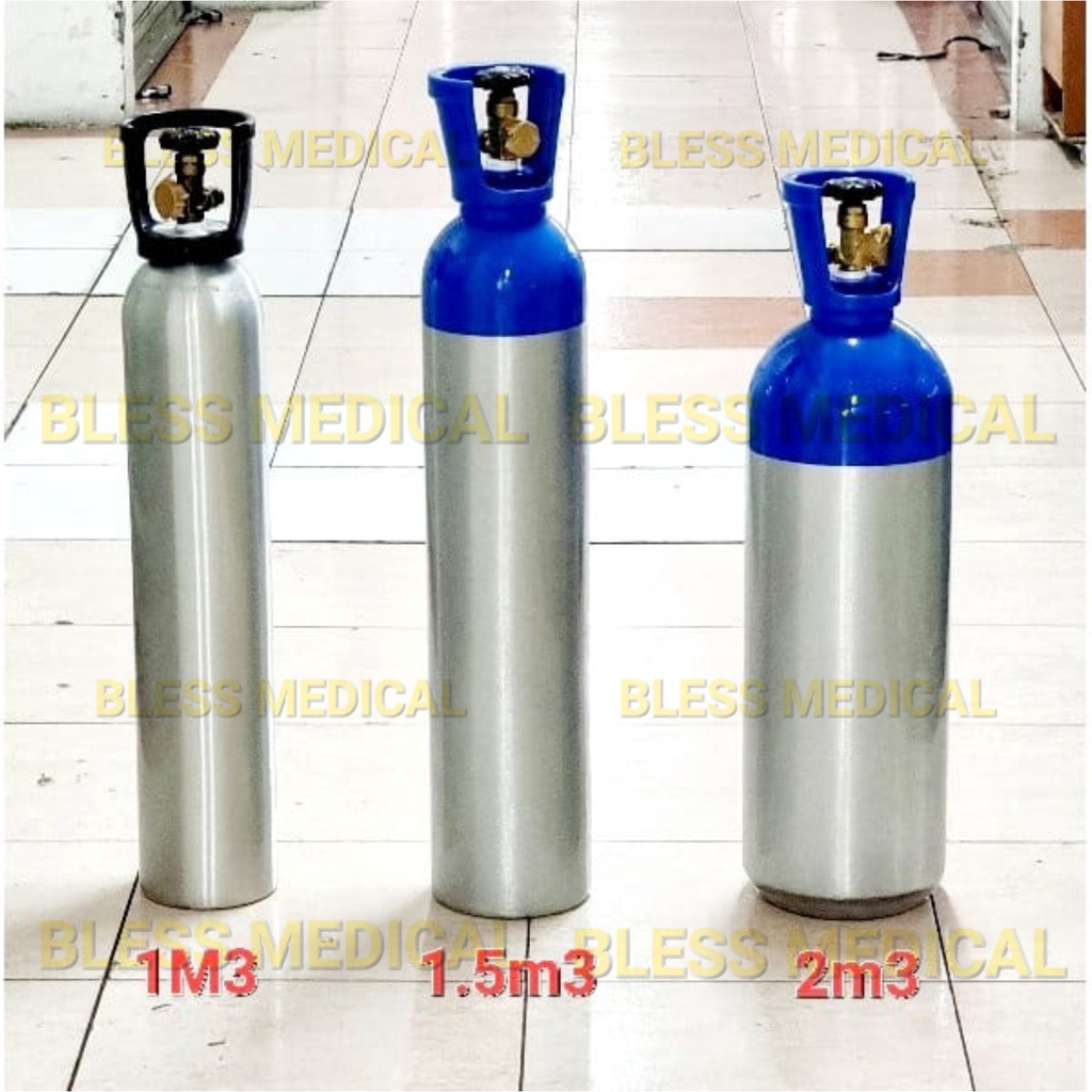 Tabung Oxygen Oksigen Alumunium 1m3 kubik /1.5m3 / 2m3