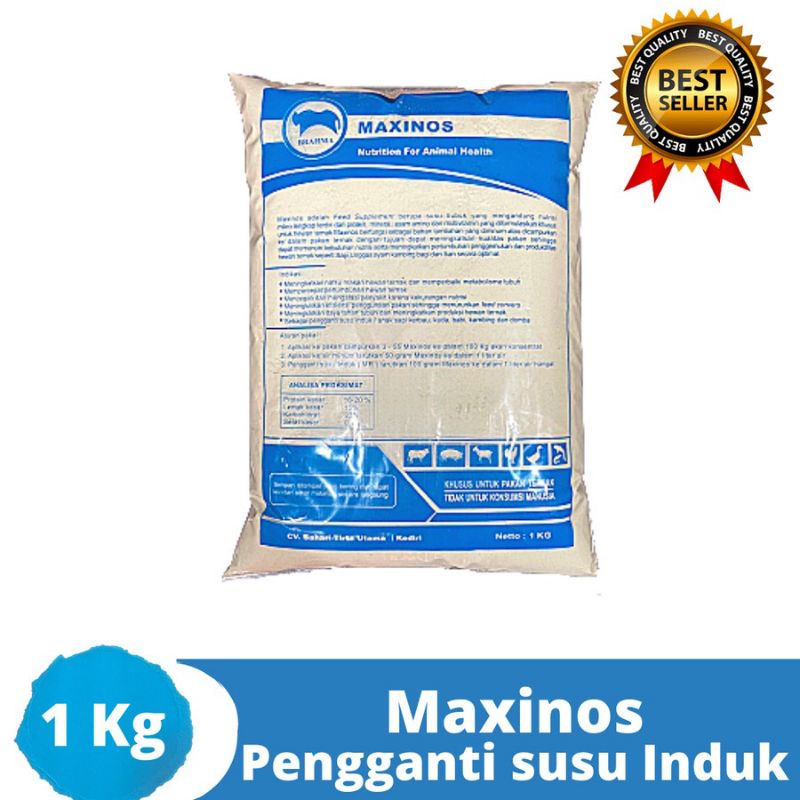 MAXINOS BRAHMA 1KG SUSU BUBUK HEWAN TERNAK SAPI KERBAU KAMBING DOMBA BABI KUDA KUCING ANJING KELINCI