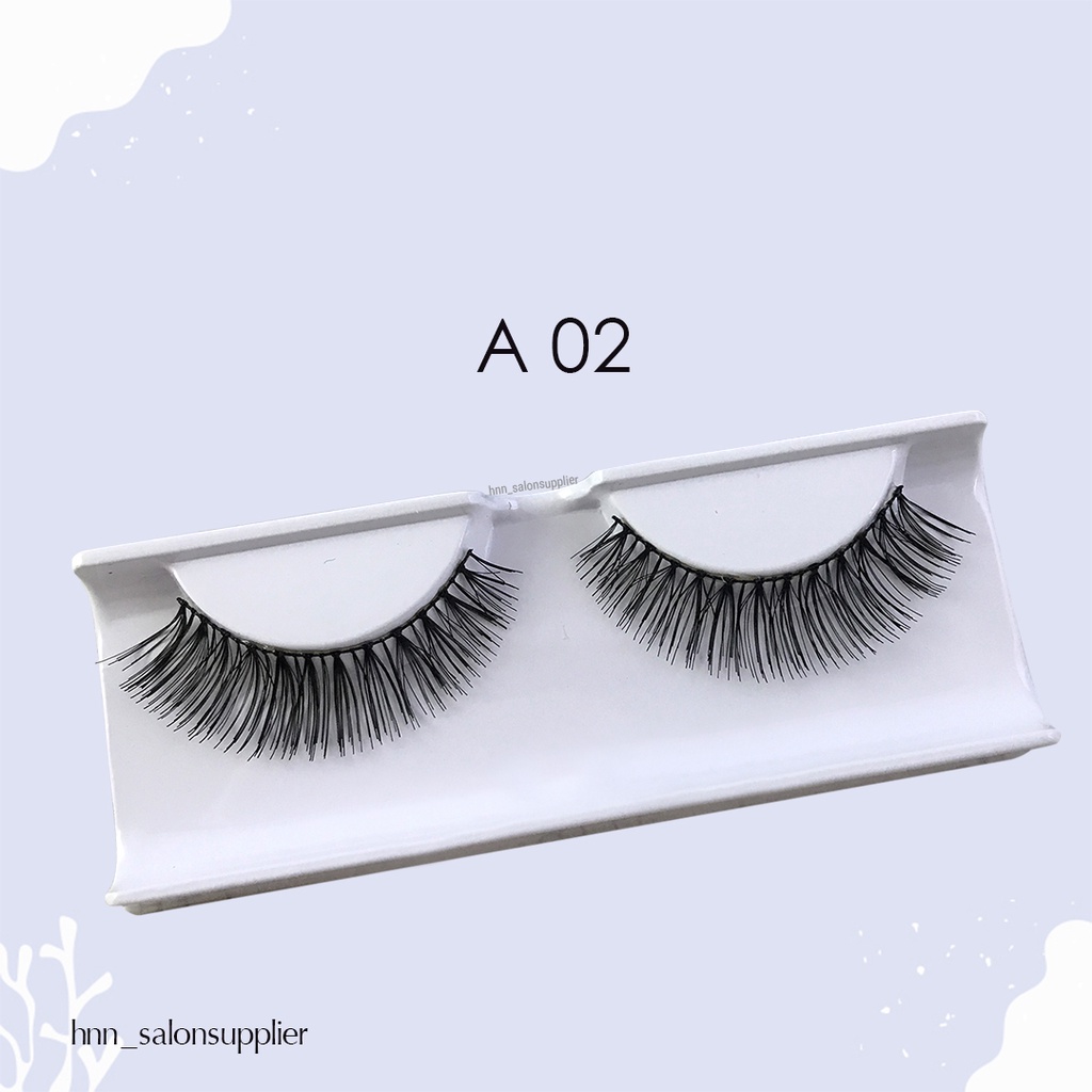 A02 Bulu Mata Palsu Handmade Natural Salma Eyelashes