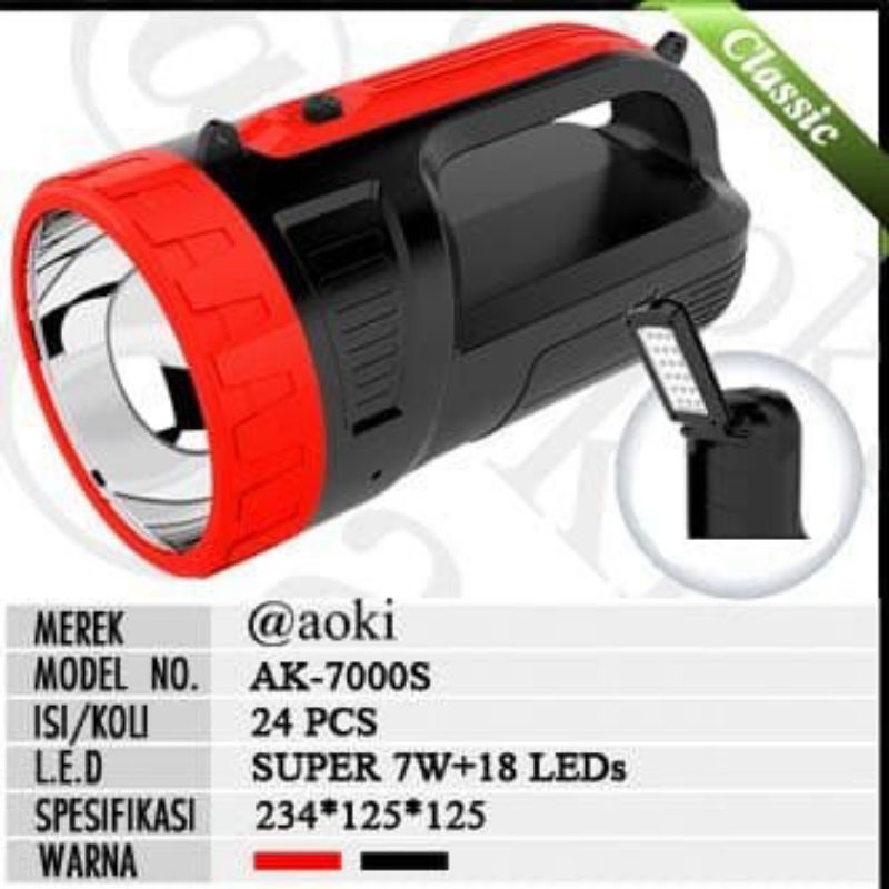 Senter Aoki Ak7000s 7watt