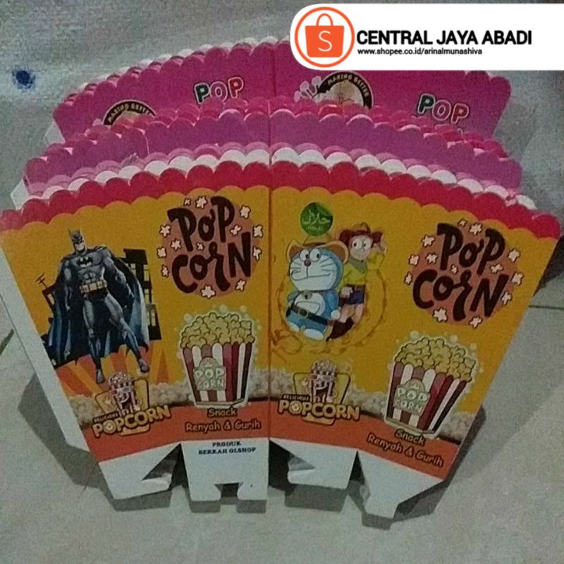 

400 LEMBAR KERTAS POPCORN 12 × 6 BAHAN IVORY PUTIH HIGH QUALITY DUS POP CORN BOX POPCORN KOTAK POPCORN KEMASAN POP CORN PRODUK TERBARU KUALITAS TERBAIK | CENTRAL JAYA ABADI 5770