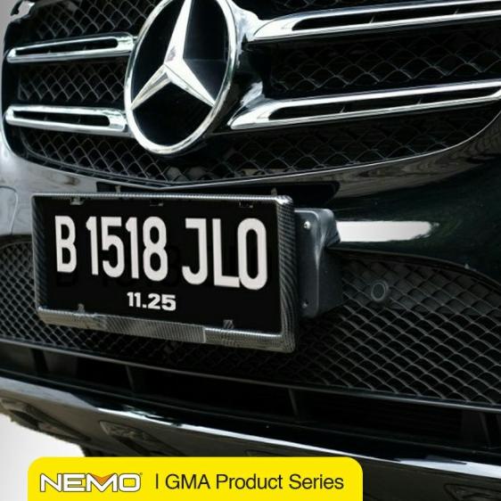 Tempat / Dudukan Plat Nomor Mobil Carbon NEMO