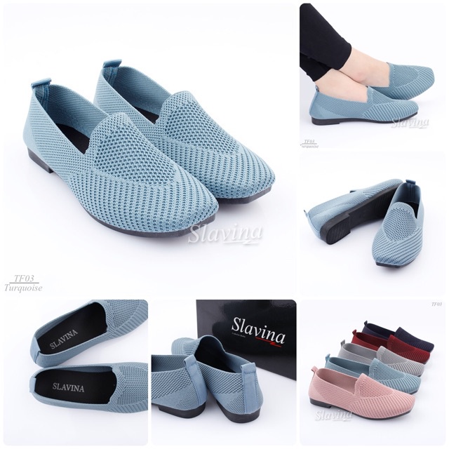 BIG SALE - Ivony Seivona - TF03 Sepatu Slip On Slavina Auliya Flat