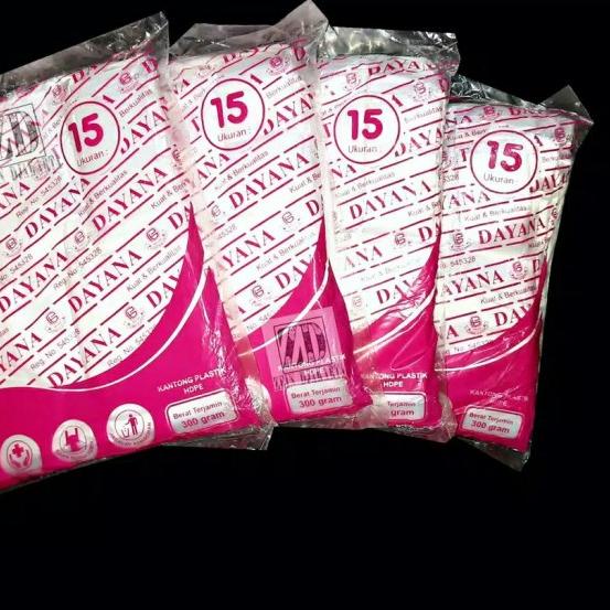

KANTONG PLASTIK PUTIH BENING DAYANA PINK UK 15/24 - 24