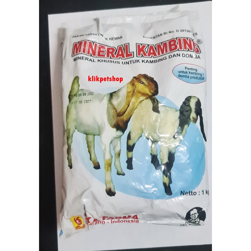 Mineral Kambing EKA FARMA Mempercepat Pertumbuhan Dan Tahan Terhadap Serangan Penyakit