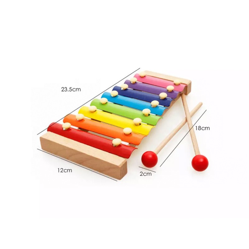 Mainan Musik Xylophone Kayu / Kulintang Anak / Xylophone Bayi