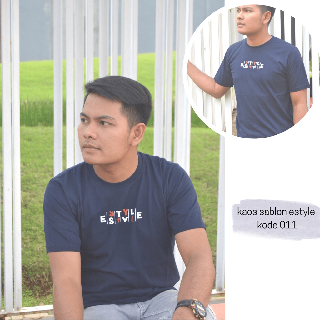 kaos sablon estyle/kaos sablon 24's/kaos sablon murah/011