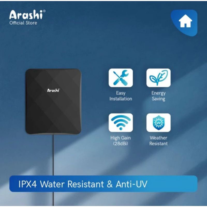 Antena Tv Digital Antena ADA 1002 Indoor/Outdoor/Anti UV Arashi