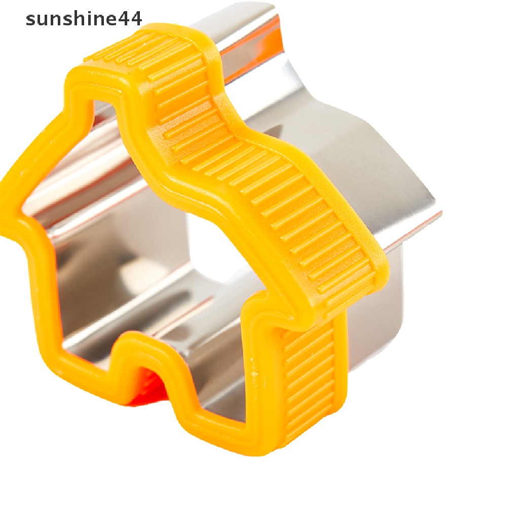 Sunshine Alat Pemotong Sayur / Buah Bahan Stainless Steel Dengan Gagang Plastik