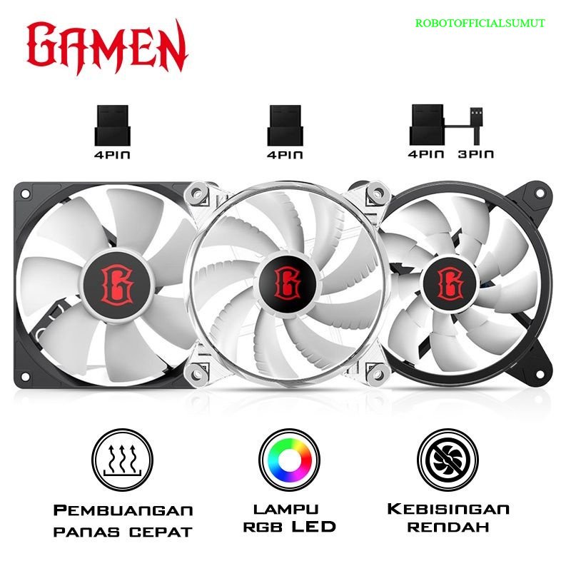 GAMEN Gaming Fan Case RGB Fan Casing PC GCF100 / GCF200 / GCF300
