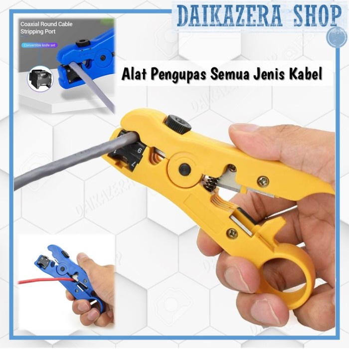 Tang Alat Pengupas Kabel Coaxial Lan Listrik Antena