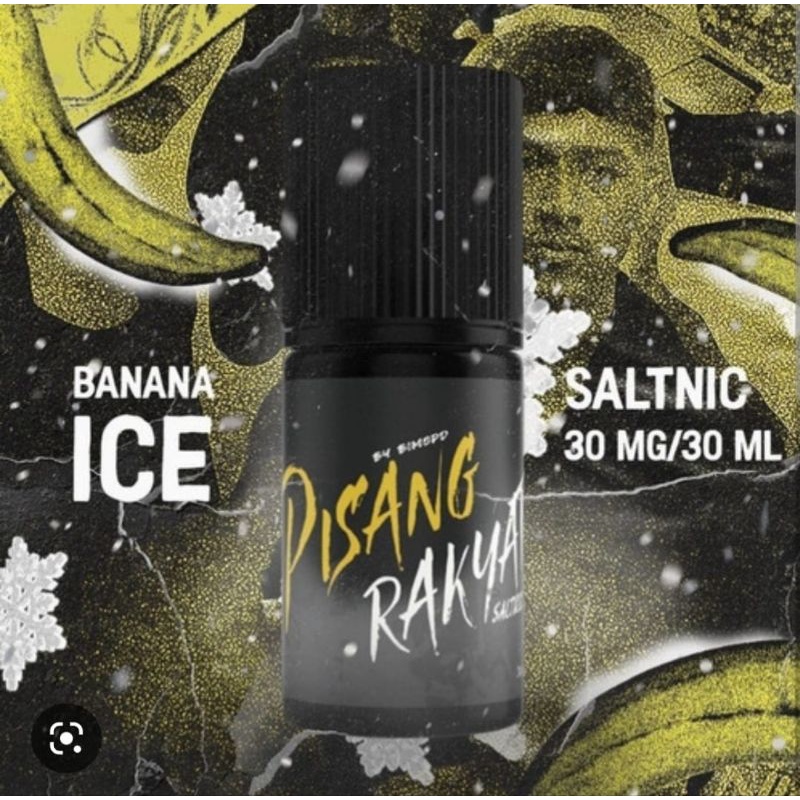 30ml 30mg pisang rakyat banana ice fom foom salt liquid