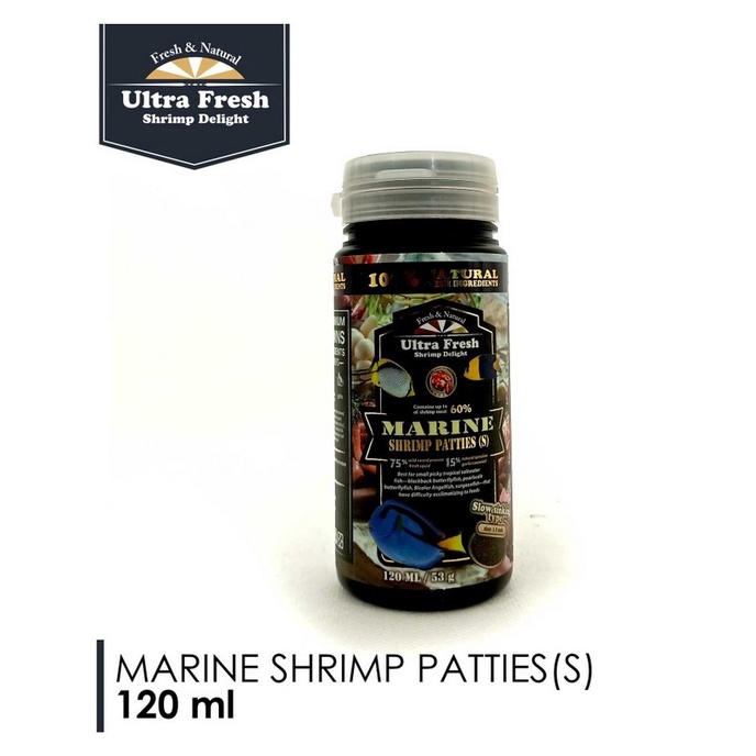 Azoo Ultra Fresh Marine Shrimp Patties 53Gr Makanan Ikan Laut