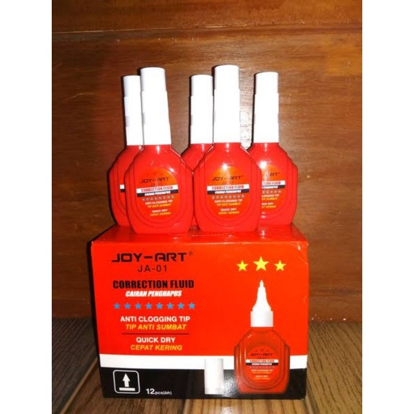 

tip ex cair merk joy art ( harga 12 pcs selusin)
