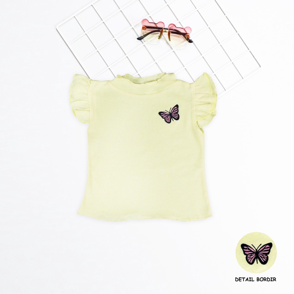 Owlet - Kaos anak perempuan / Atasan anak perempuan 1-5 tahun