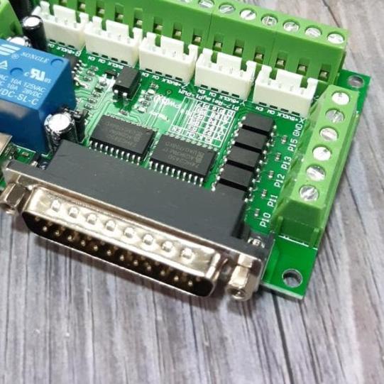 New 5 Axis CNC Controller Board Mach3 Interface USB LPT 12v-24v
