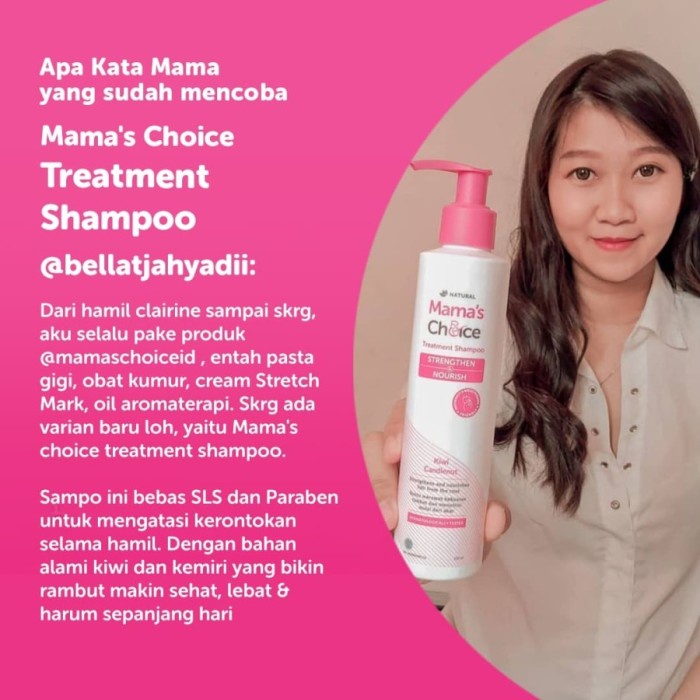 MAMA'S CHOICE Treatment Shampoo 150ml Sampo Ibu Hamil Menyusui Alami