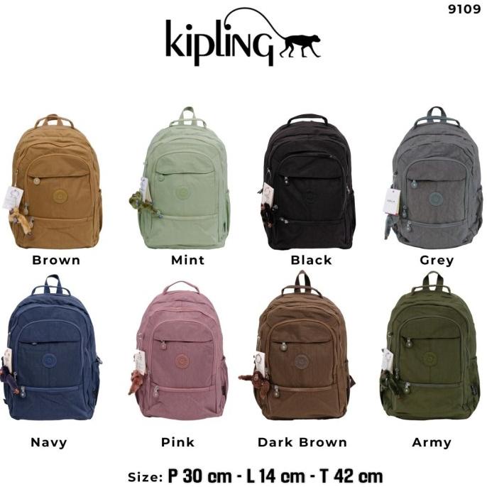 Tas Ransel Kipling - Tas Laptop Backpack Sekolah Ukuran Besar