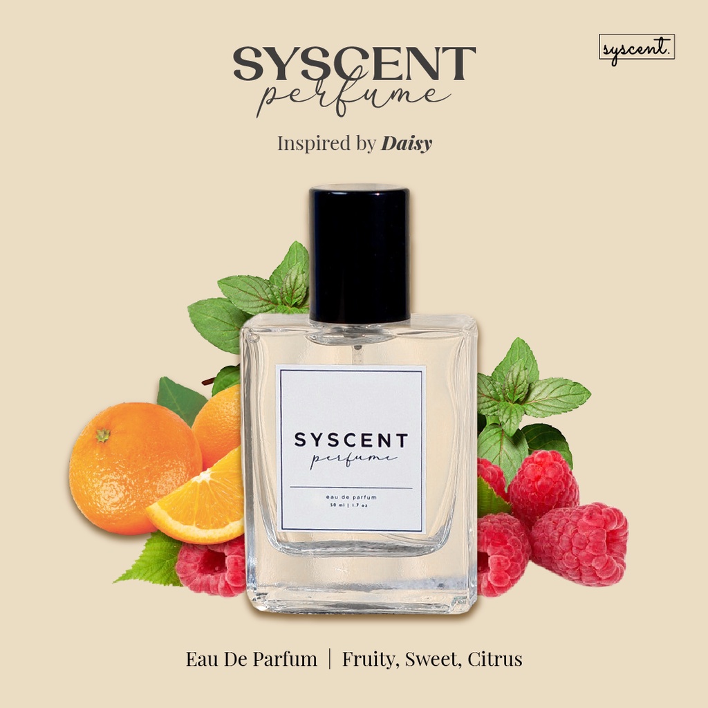 SYSCENT PERFUME Inspired DAISY (PARFUM WANITA / PARFUM UNISEX)