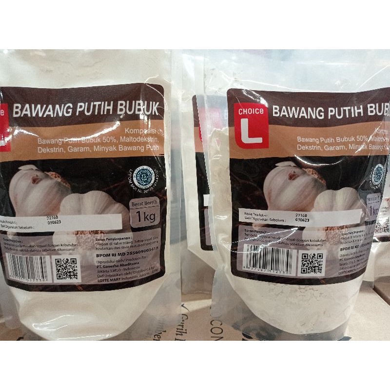

CHOICE L BAWANG PUTIH BUBUK 1KG