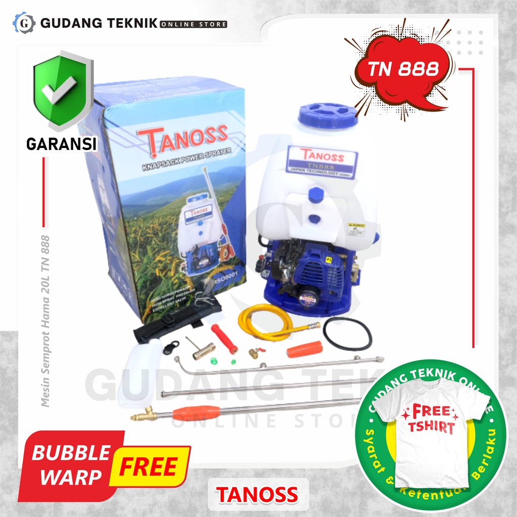 Mesin Semprot Hama TANOSS 20L / Engine Sprayer Hama TANOS 2Stroke - Mesin Kabut Power Spayer 2Tak