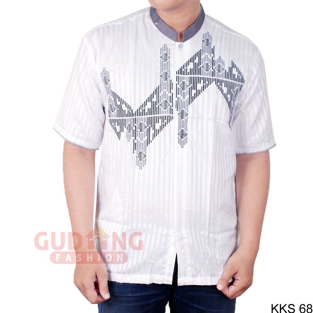 Baju Muslim Pria Terbaru Katun Krem – KKS 25