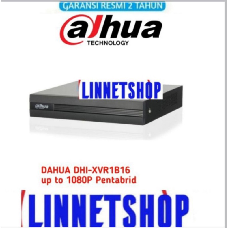 DVR 16 CHANNEL DAHUA 1080P XVR1B16 -1 COOPER PENTA -BRID HDCV1/AHD