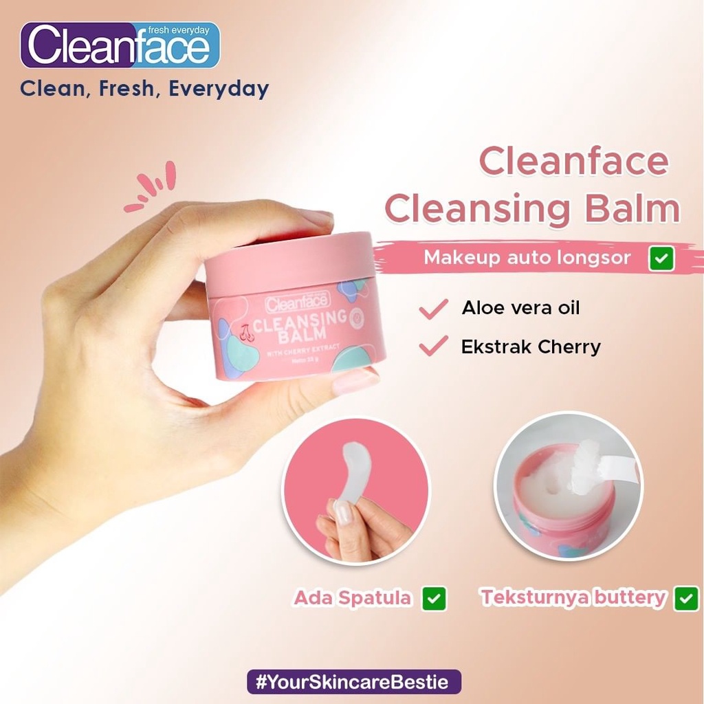 READY Cleanface Cleansing Balm / Pembersih Make Up (Balm)