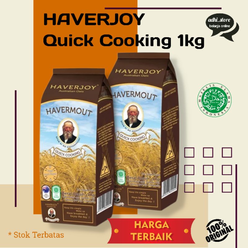 Haverjoy Quick Cooking Oats 1000gr