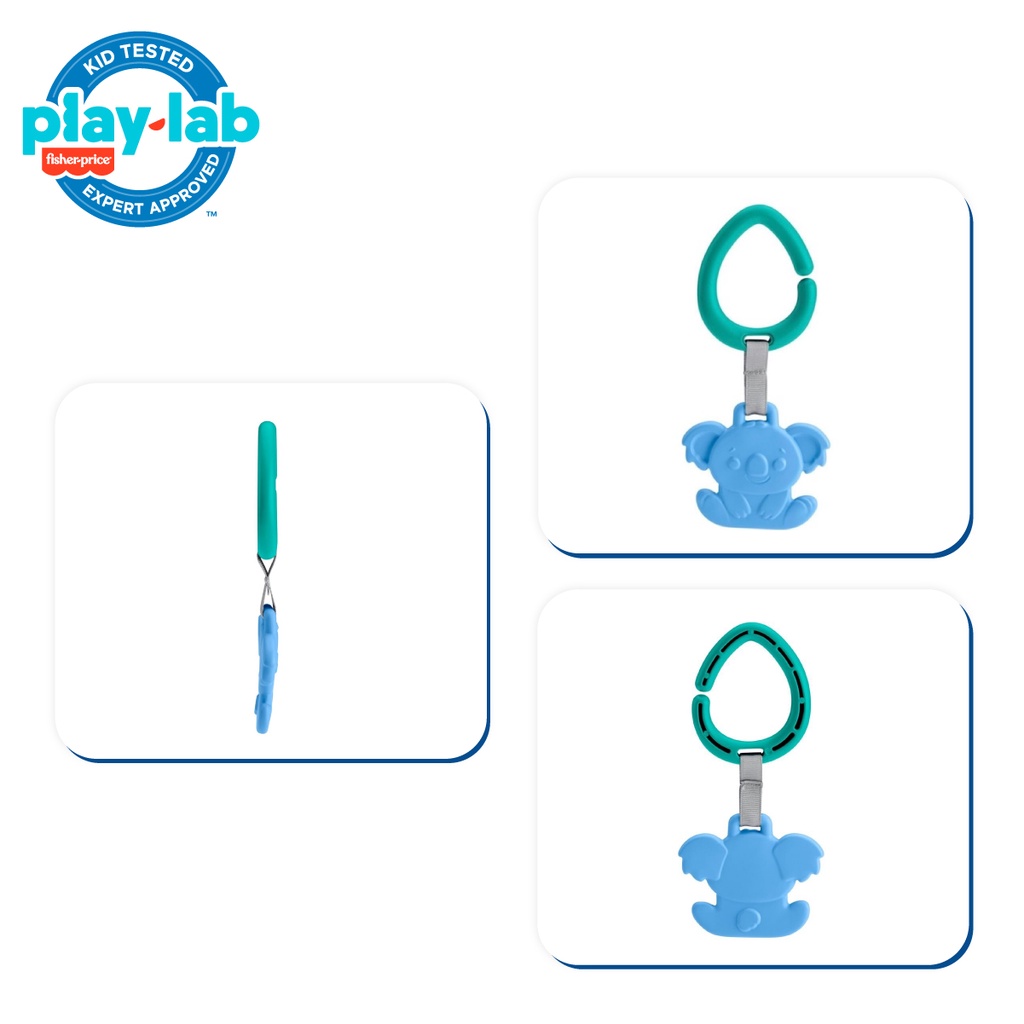 Fisher Price Blue Koala Teether - Mainan Gigitan Anak