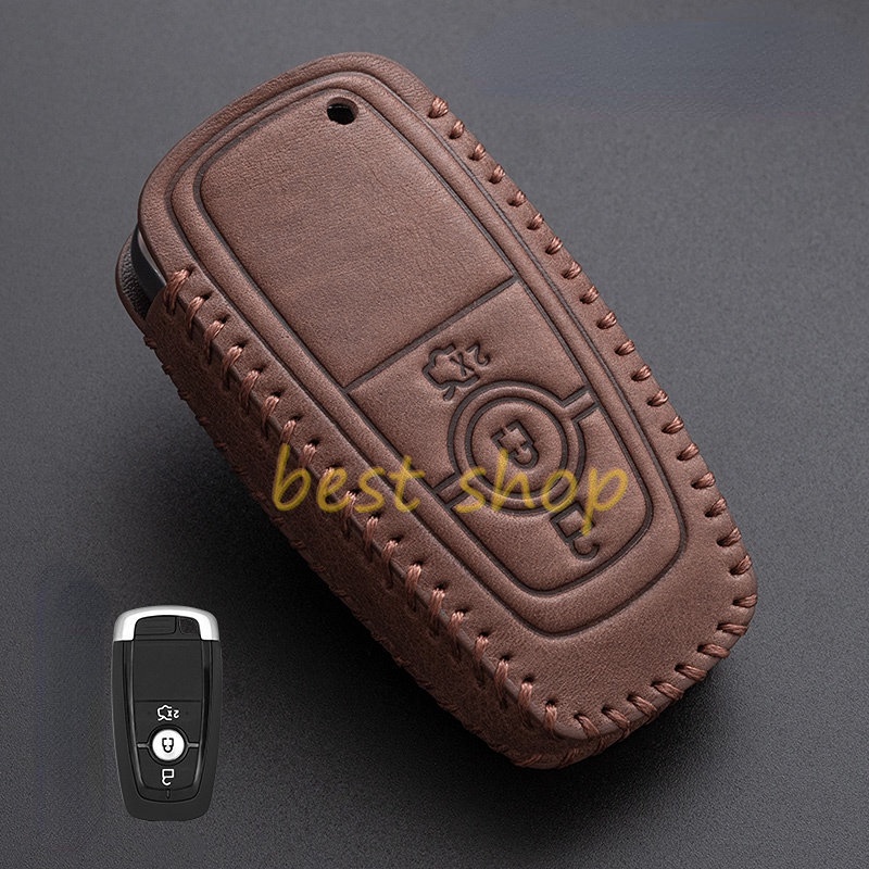 Case Remote Kunci Mobil FORD Bahan Kulit