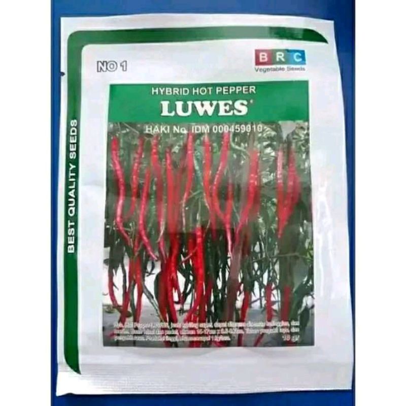Benih bibit Cabe Keriting Luwes F1 10 grm